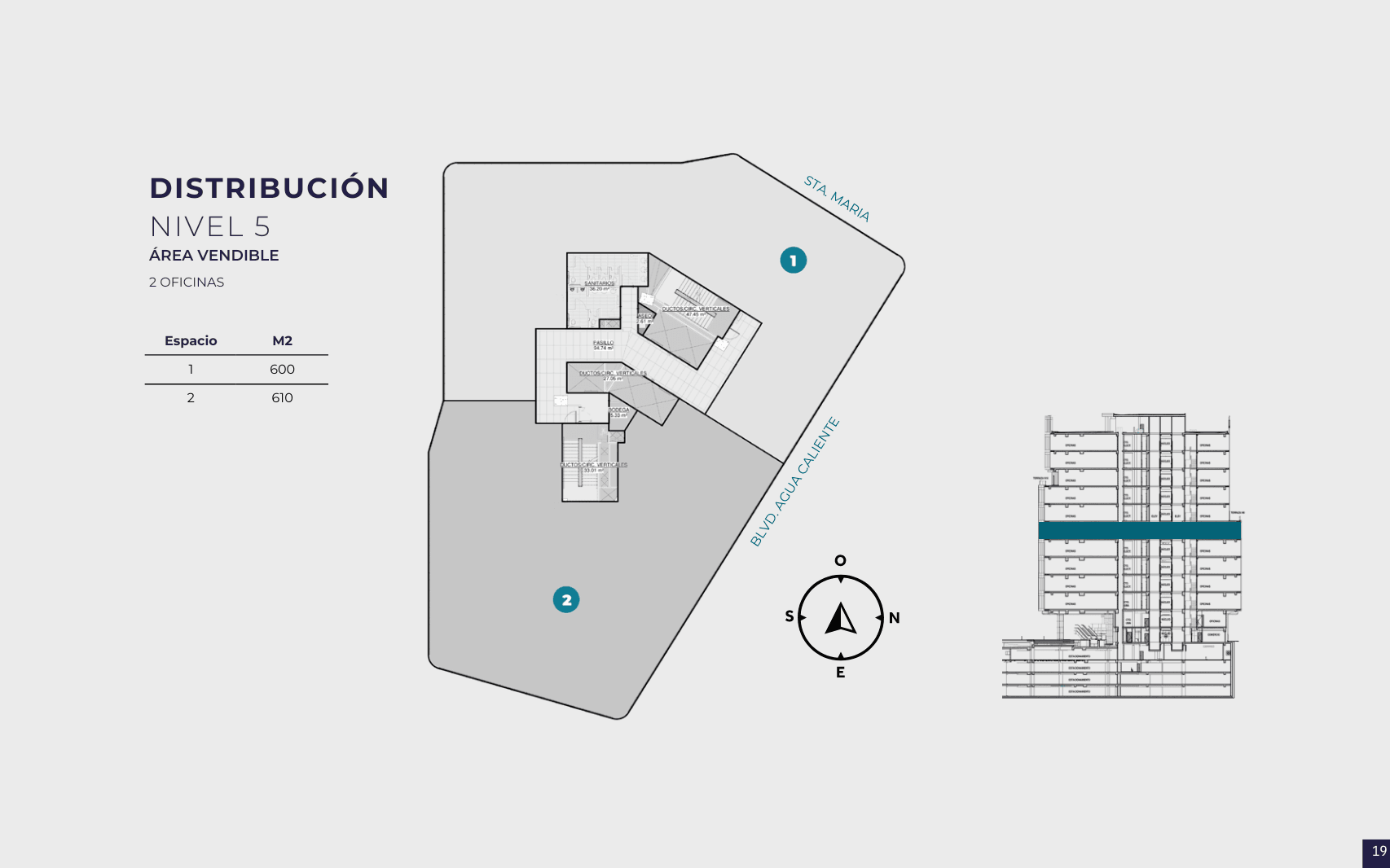 Oficinas en Venta - Torre Eugenia Blvd. Agua Caliente - Foto 15 de 17