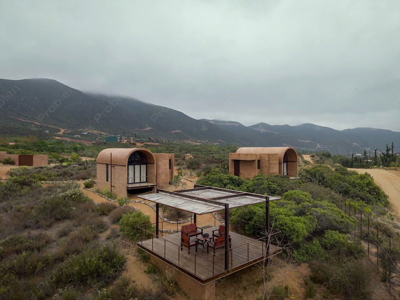 Terreno en venta con cabañas en Valle de Guadalupe ideal para inversión - Foto 1 de 12