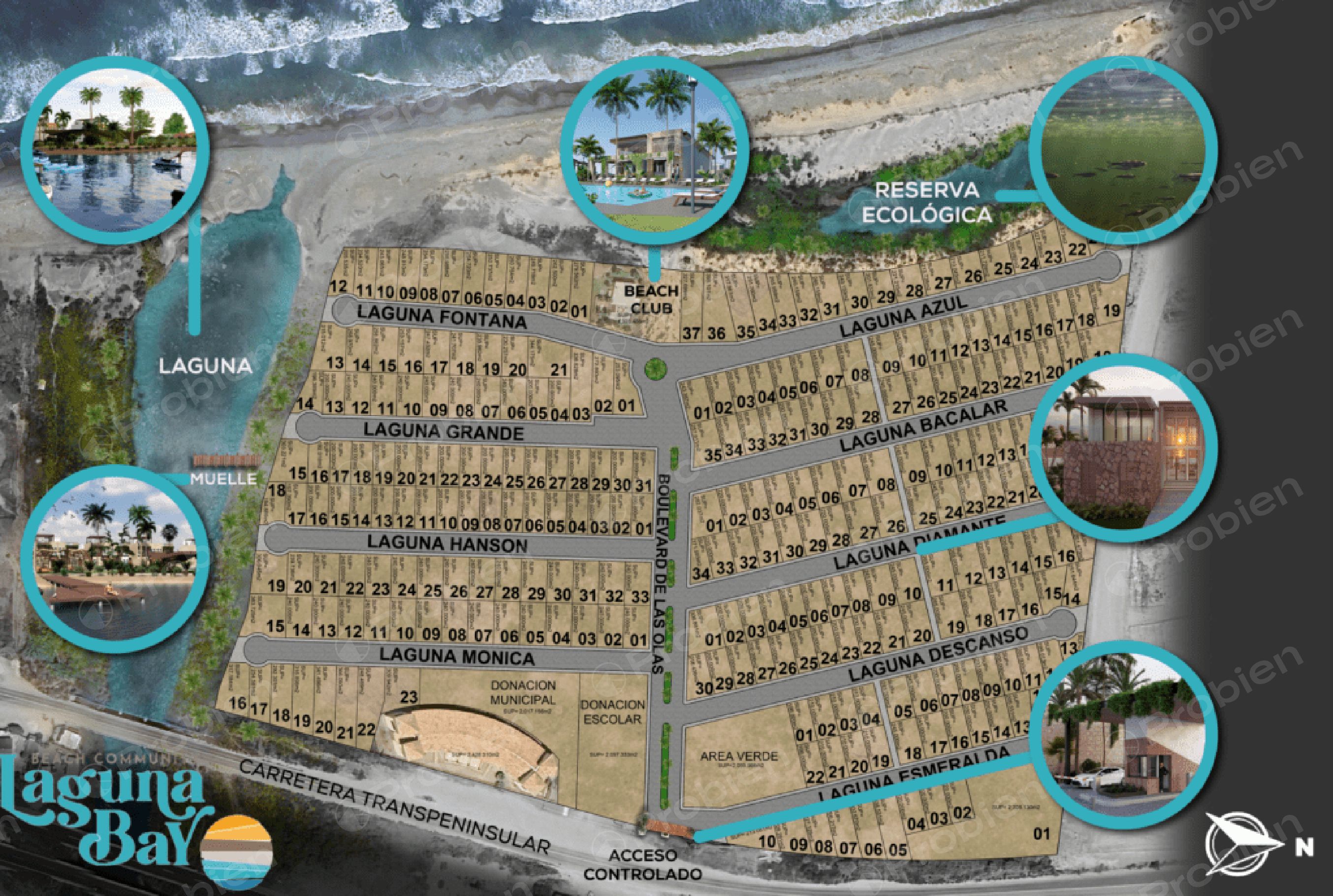 Terrenos en Venta en Laguna Bay Desde 200m², Rosarito | Desarrollo Residencial junto al Mar - Foto 4 de 7